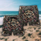 Mystical Witch Halloween Beach Shorts Pattern Detail For Beachside Relaxation And Relaxed Holiday Style