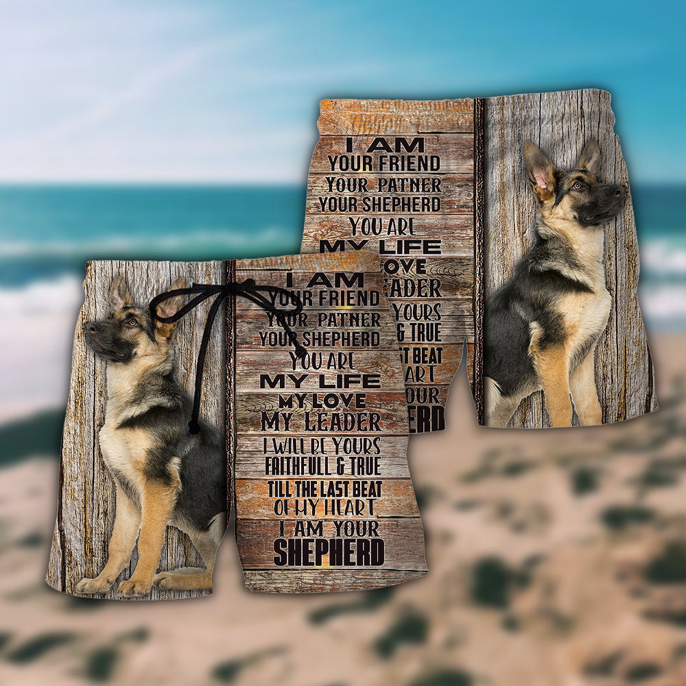 German Shepherd Cool Dog Design Various Beach Shorts For Sunny Holidays And Comfortable Daily Styling