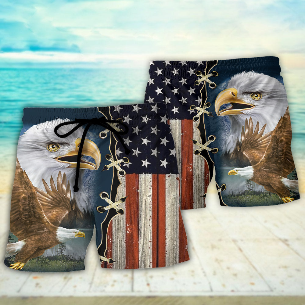 American Eagle Faith Wildlife Beach Shorts For Outdoor Adventures And Thoughtful Seasonal Gifts