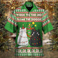 Cat Wreck Tree Meowy Christmas Hawaiian Shirt Artwork Detail For Tropical Trips And Casual Outings