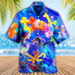 Colorful Balloon Modelling Amazing Hawaiian Shirt For Summer Vacation And Beach Travel