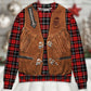 Santa Cowboy Christmas Vintage Sweater For Holiday Parties Family Gatherings And Seasonal Gift Giving