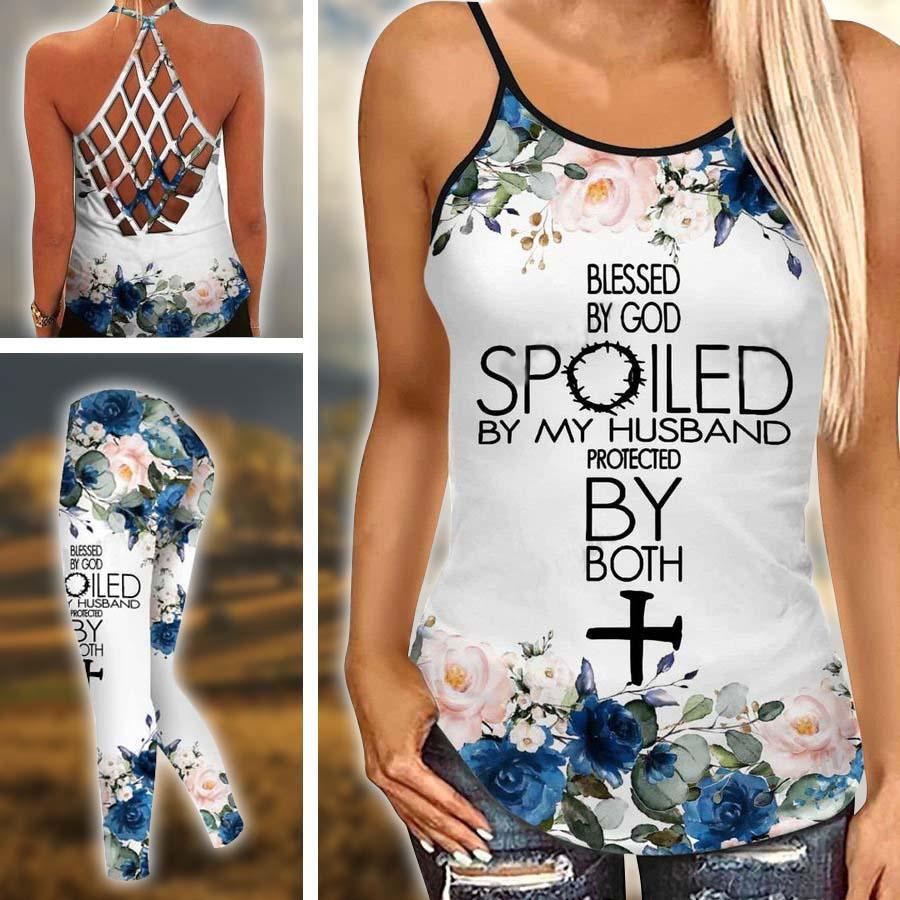Jesus Bless Peace Hollow Tank Top For Yoga Sessions And Summer Outings