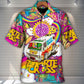 Music Outdoor Festival Hippie Hawaiian Shirt Artwork View For Resort Wear