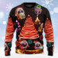 Christmas Funny Santa Red Neon Tree Sweater For Winter Parties Seasonal Adventures And Relaxed Everyday Styling