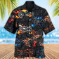 Motorcycle Photography Motorcycles Hawaiian Shirt Artwork View For Coastal Escapes And Resort Style