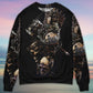Skull Royal Legend Fantasy Sweater For Halloween Events Weekend Outings And Creative Gift Giving