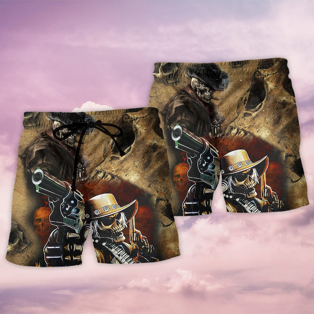 Skull Beach Shorts Pattern Detail For Sunny Day Adventures And Thoughtful Gift Giving