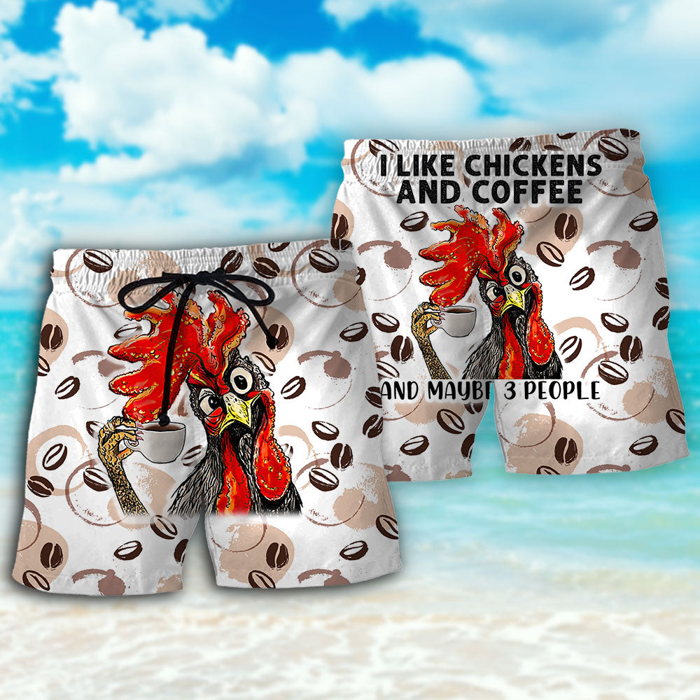 Coffee Beach Shorts Pattern Detail For Coastal Travel And Bright Seasonal Outfits