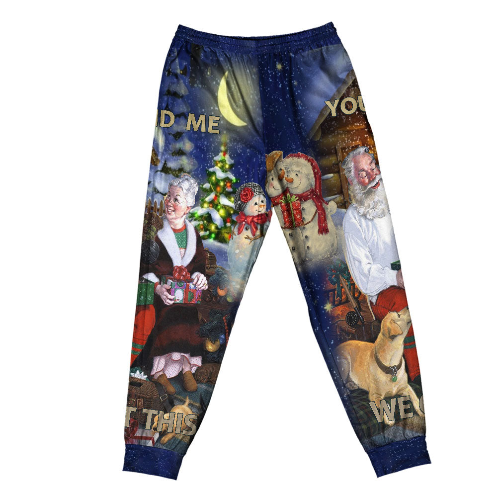 Together Through The Christmas Holidays Short Sleeve Pajamas Set For Holiday Bedtime And Cozy Home Wear