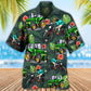 Tractor Tractors Mountain Bicycle Hawaiian Shirt Artwork View For Coastal Escapes And Resort Style