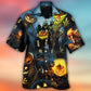 Halloween Pumpkin Hawaiian Shirt Design View For Coastal Travel