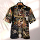 Steampunk Cat Hawaiian Shirt Artwork View For Weekend Travel And Beach Style
