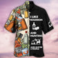 Wine Hunting Bourbon Hawaiian Shirt For Vacation Days And Relaxed Coastal Outings
