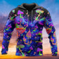 Neon Mushroom Galaxy Hoodie For Colorful Streetwear Festivals And Comfortable Daily Wear