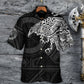 Norse Warrior Valhalla Ravens Hawaiian Shirt Pattern View For Lightweight Everyday Style