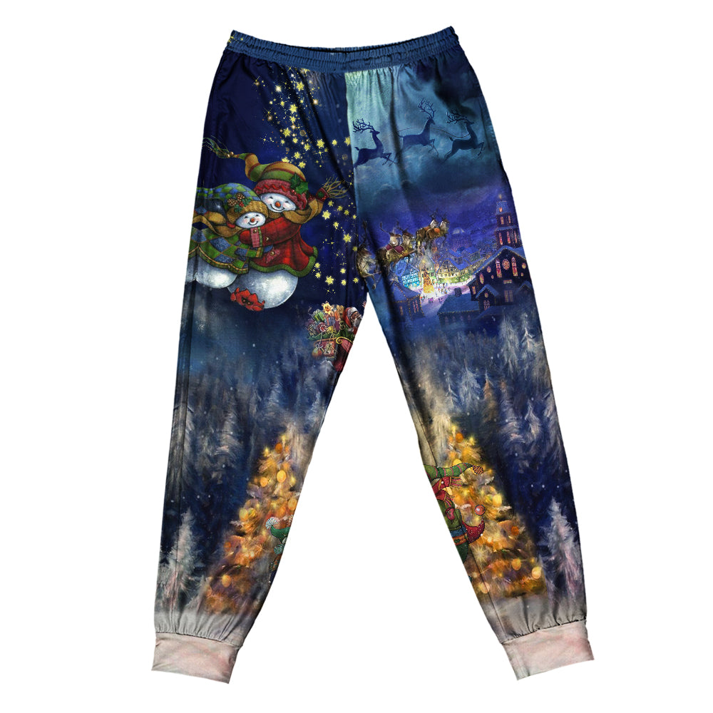 Loving Family Christmas Short Sleeve Pajamas Set For Winter Nights And Thoughtful Gifting
