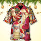 Christmas Santa Story Joyful Hawaiian Shirt For Coastal Adventures And Warm Weather Wear