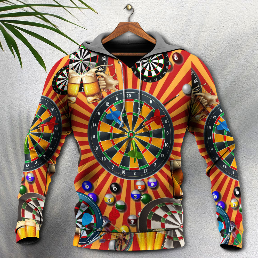 Darts Player Beer Life Hoodie For Active Weekend Plans Comfortable Style And Gifting