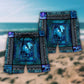 Blue Dragon Viking Beach Shorts Pattern Detail For Everyday Outings And Easygoing Coastal Style
