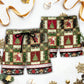 Christmas Santa And Festive Fir Tree Beach Shorts Print Detail For Festive Outdoor Gatherings