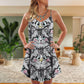 Lovely Cat Cute Kitten V-Neck Sleeveless Cami Dress For Vacations Outdoor Events And Cheerful Casual Fashion