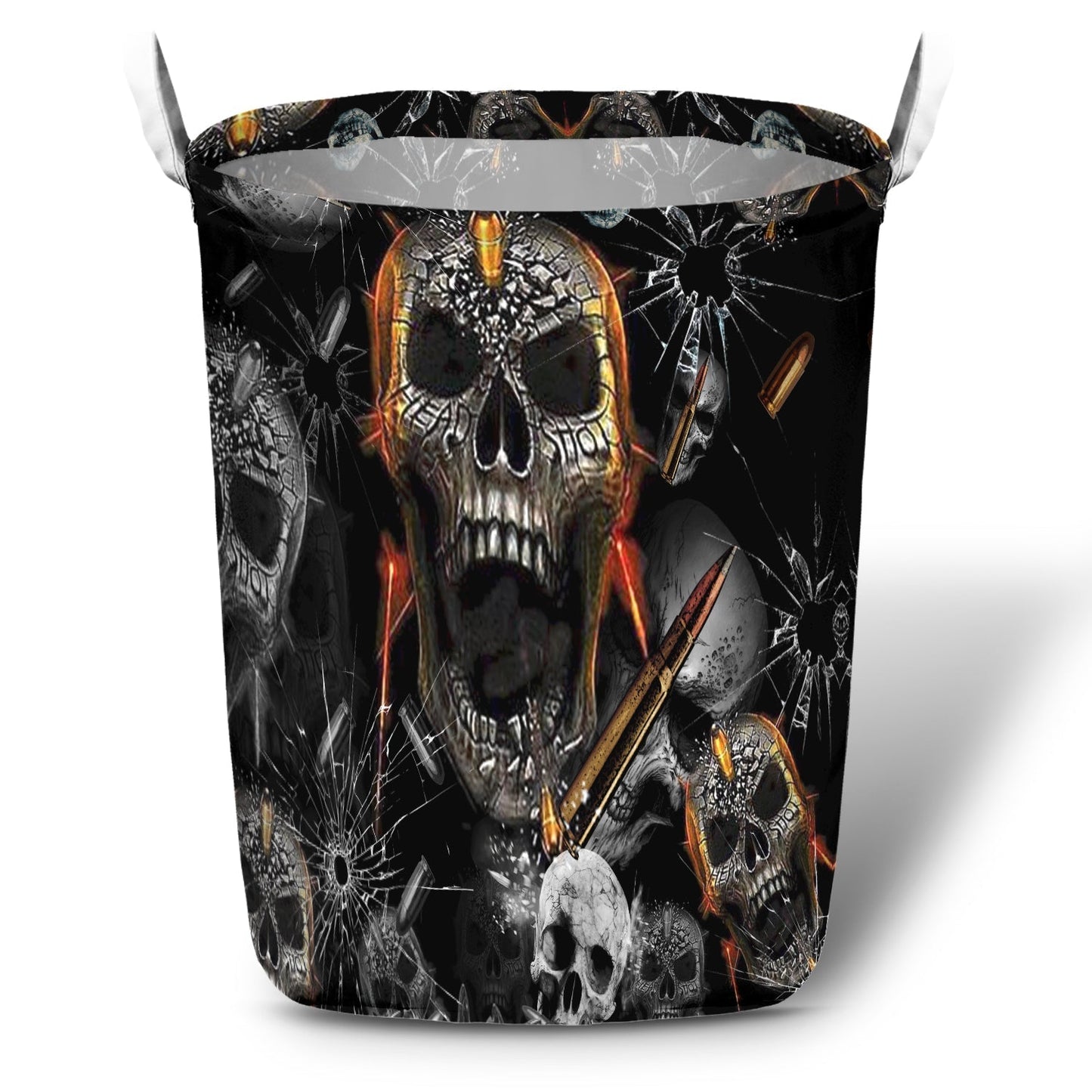 Skull Oh My Skull Cool Laundry Basket For Nursery Dorm And Home Storage