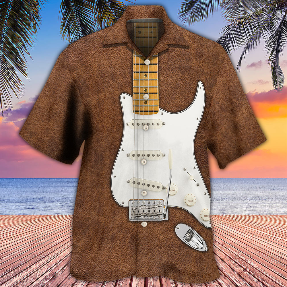 Guitar That's Pet Cats Hawaiian Shirt Design View For Resort Travel And Thoughtful Gifting