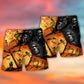 Skull Pumpkin Halloween Beach Shorts Pattern Detail For Sunny Day Activities And Relaxed Casual Style