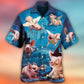 Spooky Pig Halloween Flying Pumpkin Hawaiian Shirt For Poolside Relaxation And Sunny Getaways