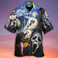 Funny Halloween Ghost Starry Night Boo Hawaiian Shirt For Resort Getaways And Comfortable Summer Activities