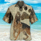 Creative German Shepherd Dog Hawaiian Shirt Summer Design Detail For Beach Days