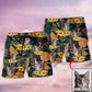 Cat Tropical Lover Various Style Personalized Photo Beach Shorts For Resort Travel And Thoughtful Summer Gifting