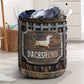 Dachshund Vintage Laundry Basket For Nursery Dorm And Home Storage
