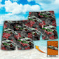 Car Floral Various Style Personalized Photo Beach Shorts Pattern Detail For Relaxed Warm Weather Outfits