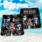 Motorcycle Dog Cool Lover Beach Shorts Pattern View For Vacation Travel And Outdoor Fun