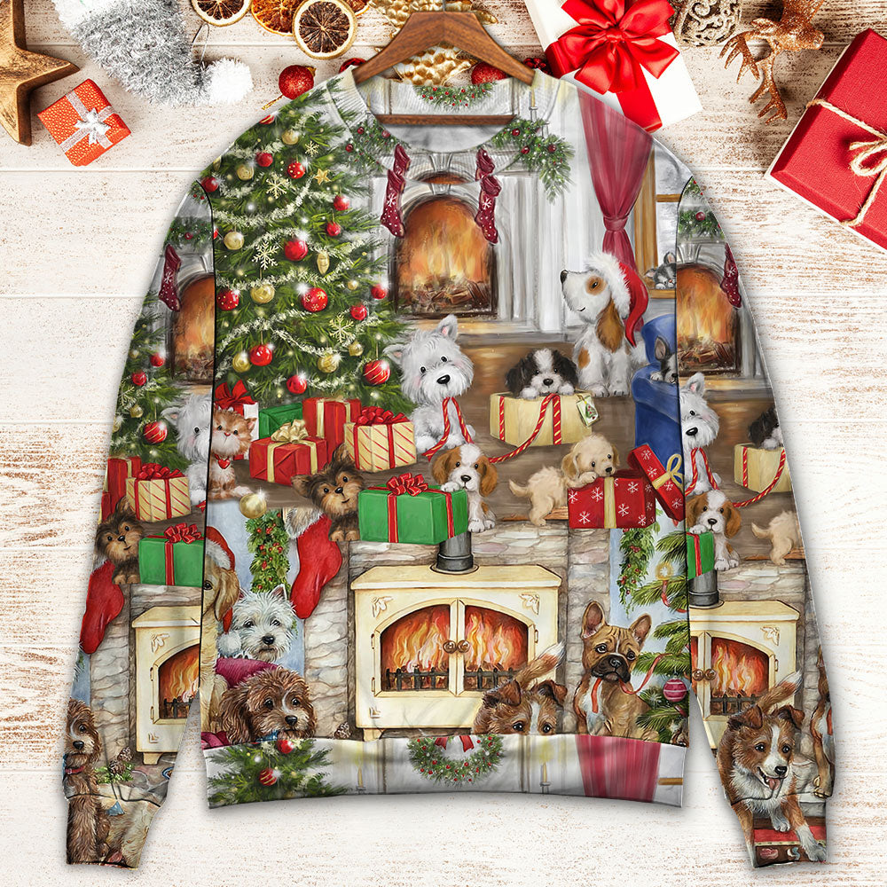 Christmas Dog Merry Xmas Sweater For Family Gatherings Winter Travel And Everyday Seasonal Comfort