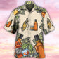 Golf Bourbon Hawaiian Shirt For Vacation Days And Relaxed Coastal Outings
