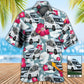 Tropical RV Camper Custom Photo Hawaiian Shirt Artwork View For Weekend Travel And Beach Style