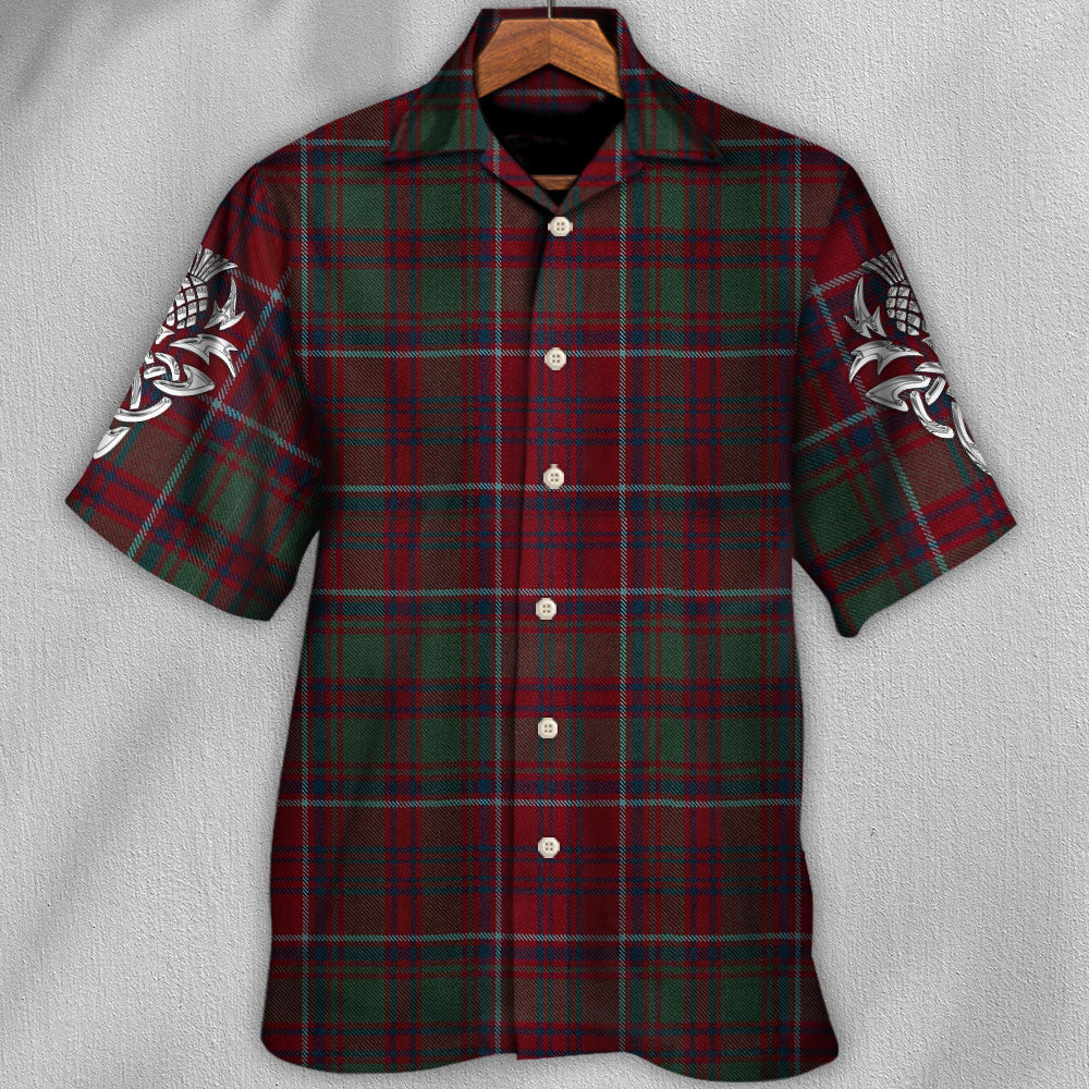 Scottish Tartan Hawaiian Shirt For Warm Weather Adventures And Everyday Comfort