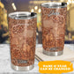 Fish Wooden Fish And Floral Personalized 20 Oz Tumbler For Coffee Travel And Daily Drinks