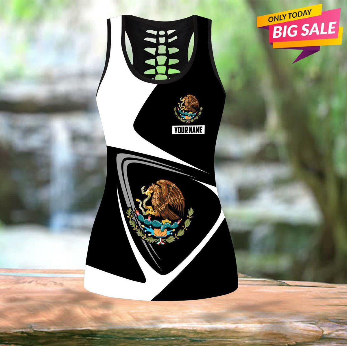 Mexican Pride Heritage Hollow Tank Top For Community Events And Positive Support