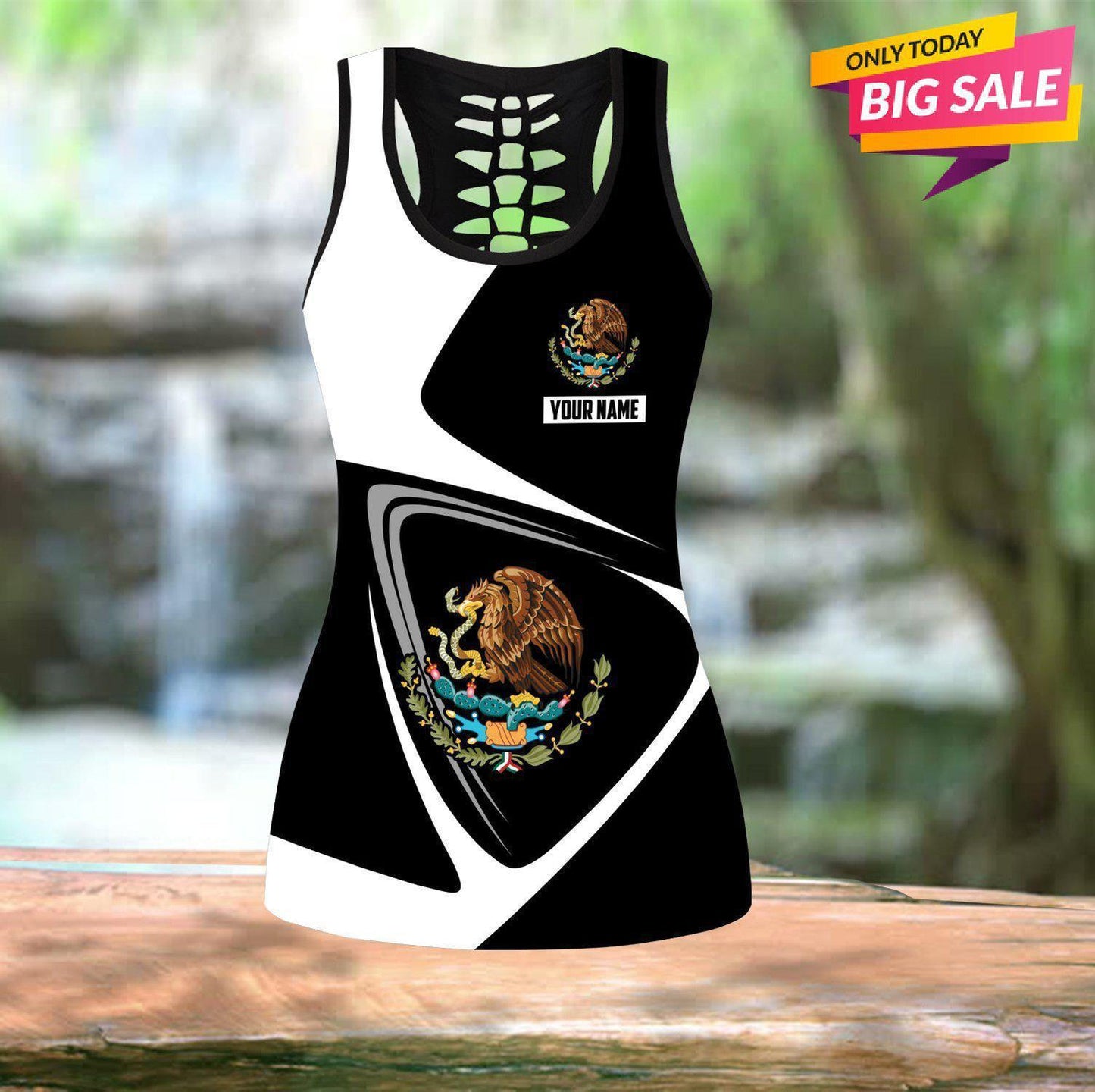 Mexican Pride Heritage Hollow Tank Top For Community Events And Positive Support
