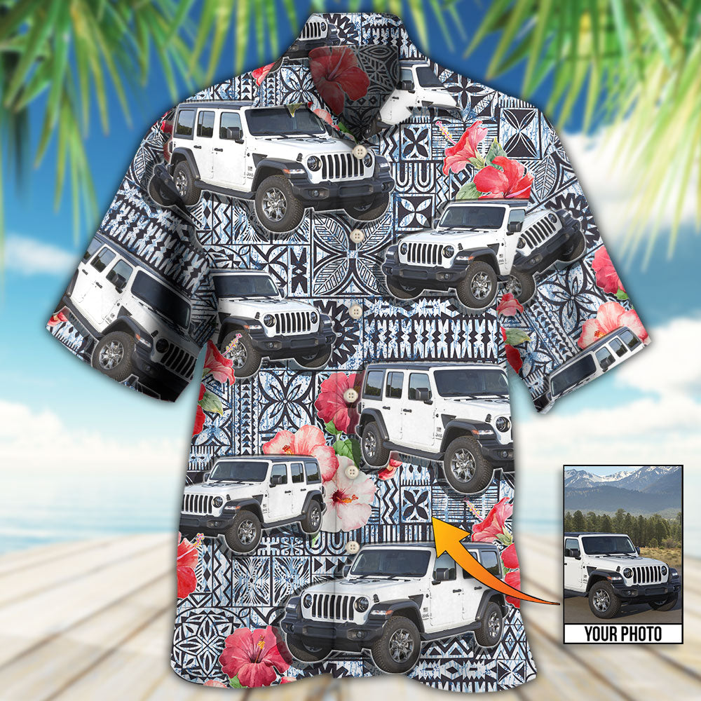 Car Various Custom Photo Hawaiian Shirt For Beach Parties And Weekend Getaways