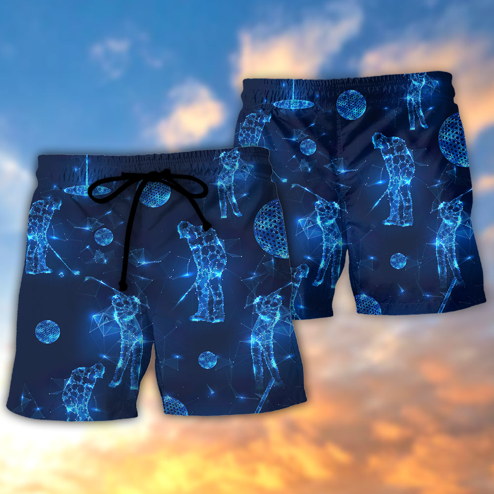 Golf Life Philosophy Beach Shorts For Tropical Getaways And Weekend Adventures