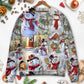 Christmas Snowman Merry Xmas Sweater For Family Gatherings Winter Travel And Everyday Seasonal Comfort