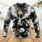 Gothic Dragon Skull Flight Hoodie For Dark Themed Outfits Outdoor Trips And Casual Comfort