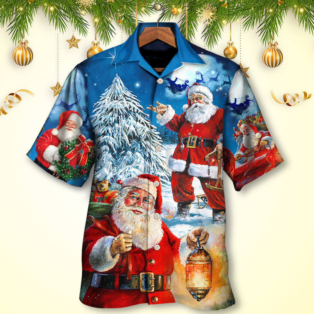 Watercolor Christmas Story Nights Hawaiian Shirt For Warm Weather Adventures And Everyday Comfort