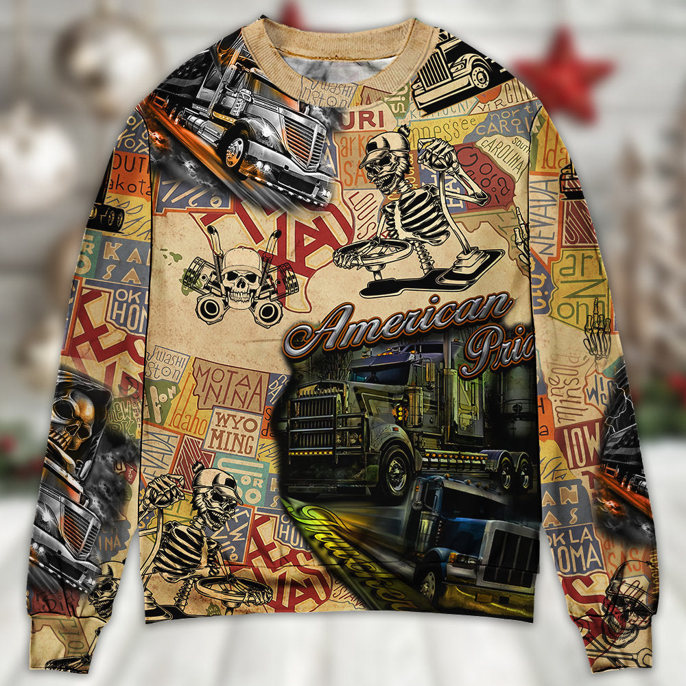 Christmas Retro Dear Santa Truck Sweater For Family Gatherings Winter Travel And Everyday Seasonal Comfort