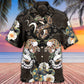 Floral Tropical Snake Ball Python Hawaiian Shirt Artwork Detail For Tropical Trips And Casual Outings